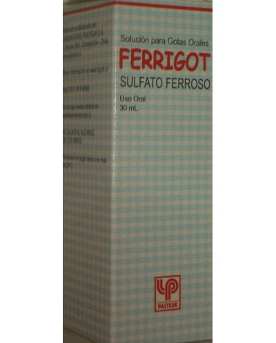 FERRIGOT GOTAS 25MG/ML X 30ML