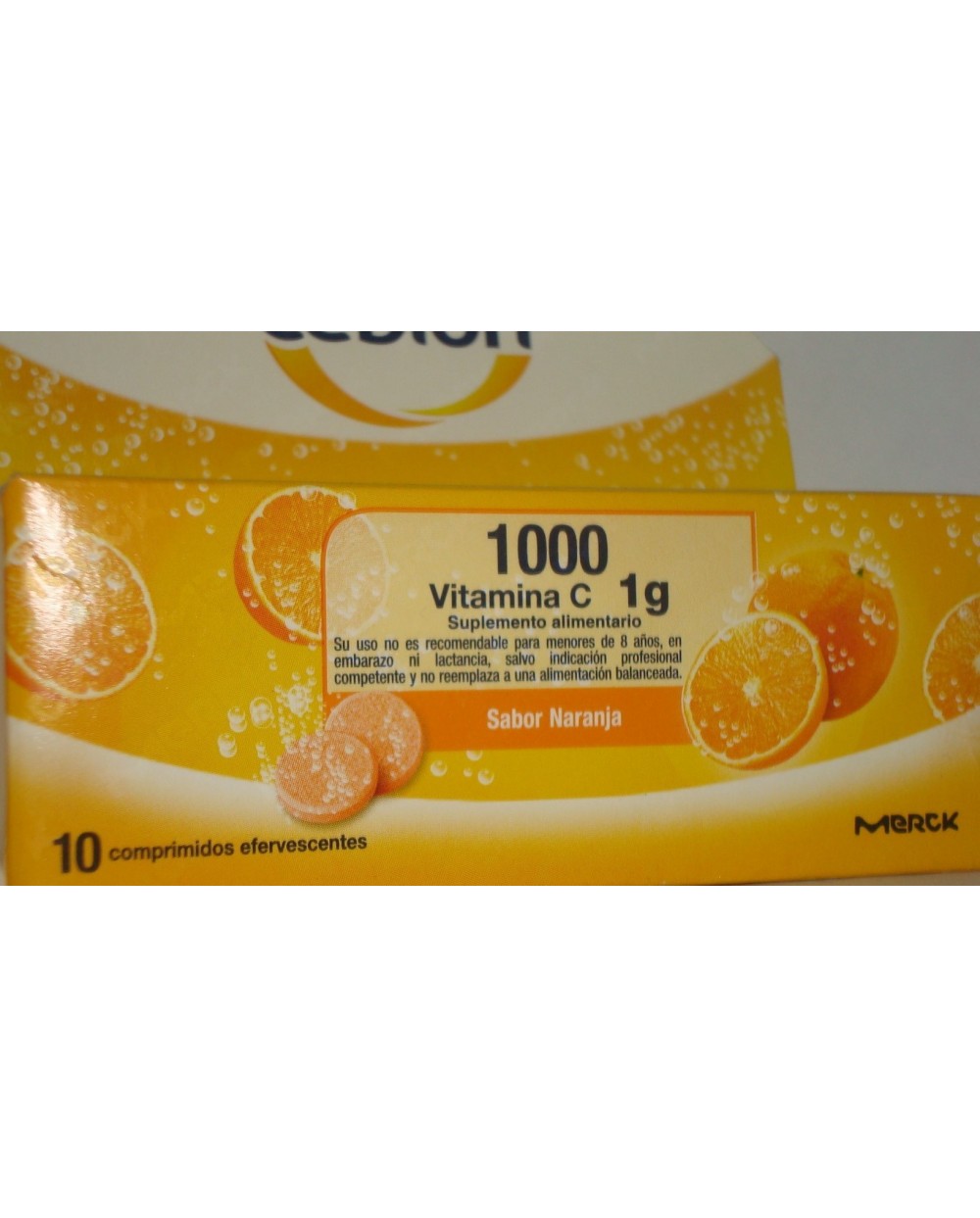 Vitamina C Cebion 1000 Mg Comprimidos Efervescentes X 10