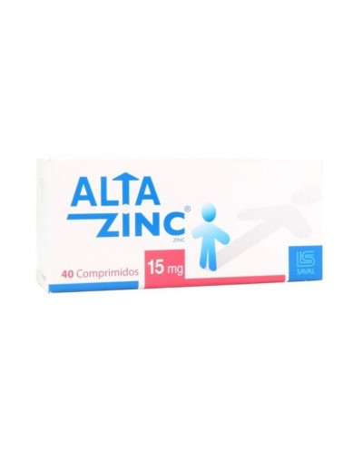 ALTA ZINC 15MG 40 Comp