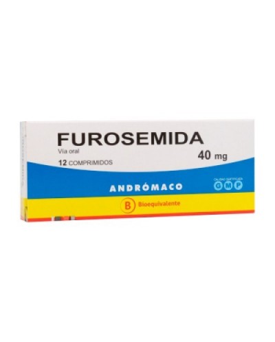FUROSEMIDA 40MG X 12 COMP...