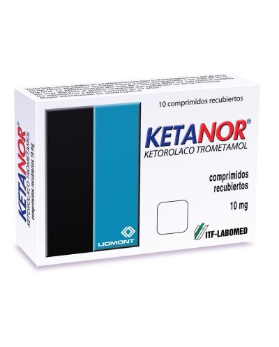 KETANOR 10MG KETOROLACO...