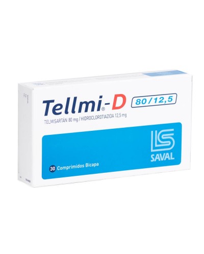 TELLMI-D COM 80/12.5 MG X30