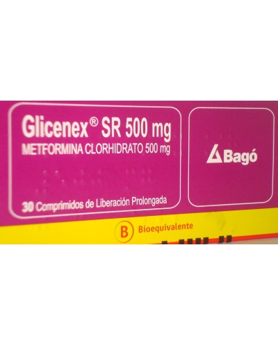 GLICENEX SR 500MG X 30...