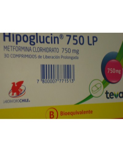 HIPOGLUCIN 750 LP X 30...